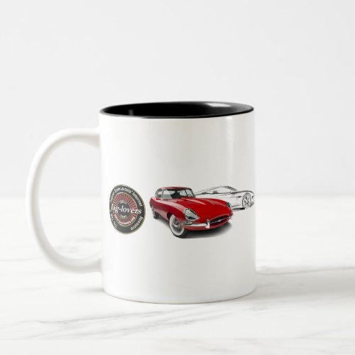 Jag_lovers E_Type Two_Tone Coffee Mug