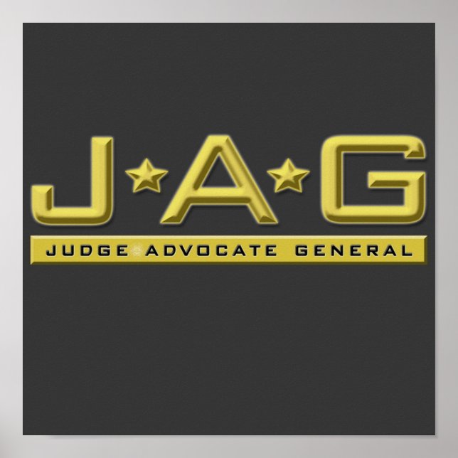 JAG TV Show Logo Poster (Front)
