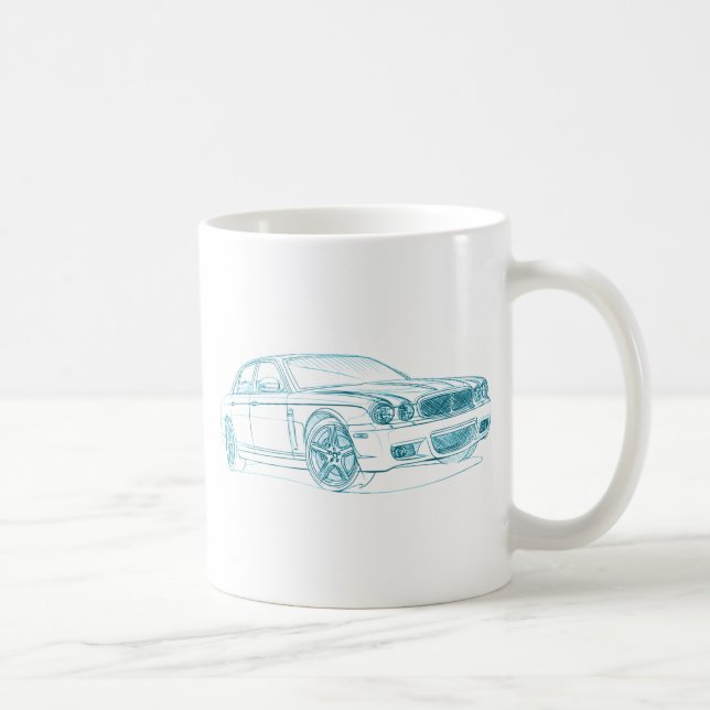 Jag XJ 2008 Coffee Mug (Right)