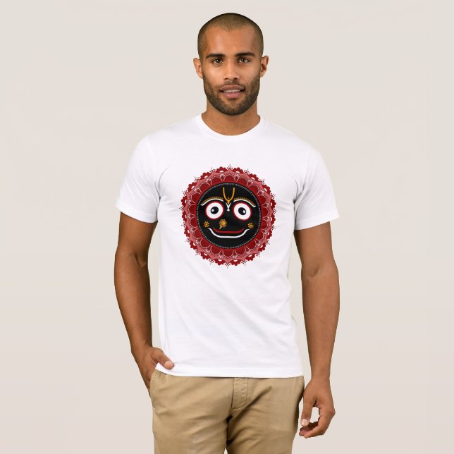 Jagannath tshirt - Lord of Universe - Krishna art (Front Full)