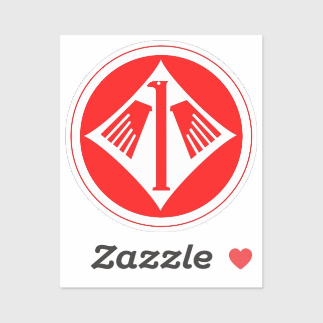 Jagdgeschwader 1 (JG 1) Oesau Insignia Sticker (Sheet)