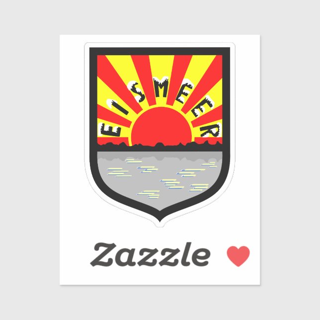 Jagdgeschwader 5 (JG 5) Gruppe I Emblem - Eismeer  Sticker (Sheet)