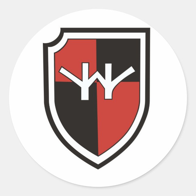 Jagdgeschwader 6 Horst Wessel Classic Round Sticker (Front)