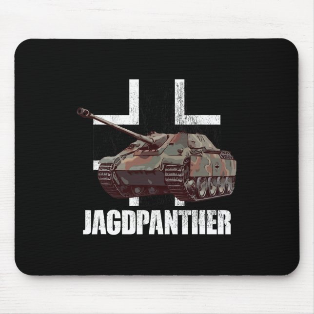 Jagdpanther Hunting Panther German Tank Destroyer  Mouse Pad (Front)