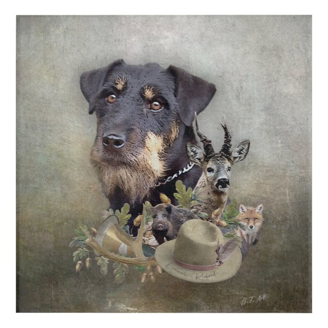 Jagdterrier  acrylic print (Front)
