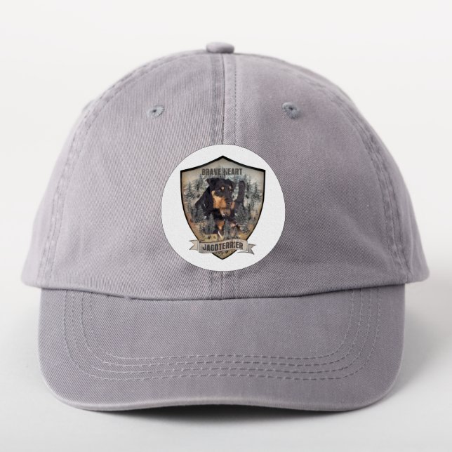 Jagdterrier, brave heart patch (On Headwear)