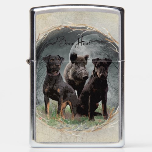 Jagdterrier  brave heart  tapestry poster acrylic zippo lighter