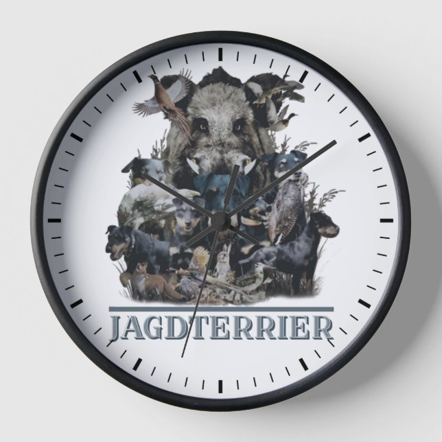 Jagdterrier  clock (Front)