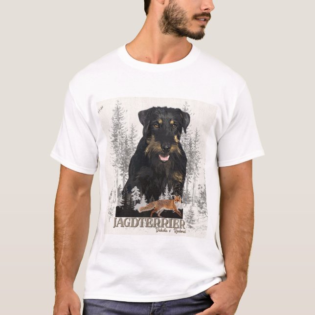 Jagdterrier Dakota v. Renbrad Faux Canvas Print Ac T-Shirt (Front)