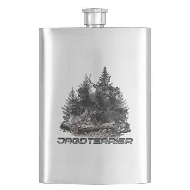 Jagdterrier  flask (Front)