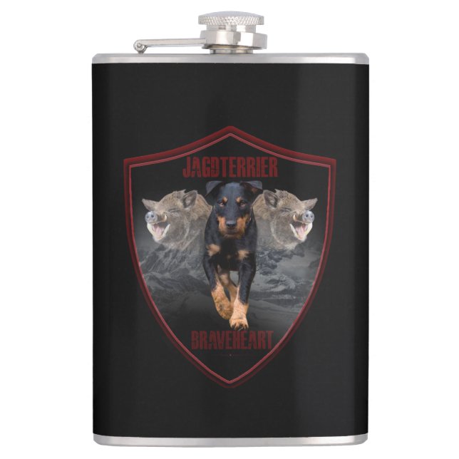 Jagdterrier  flask (Front)