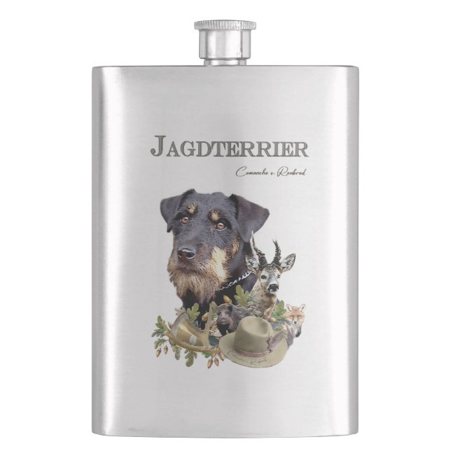 Jagdterrier  flask (Front)
