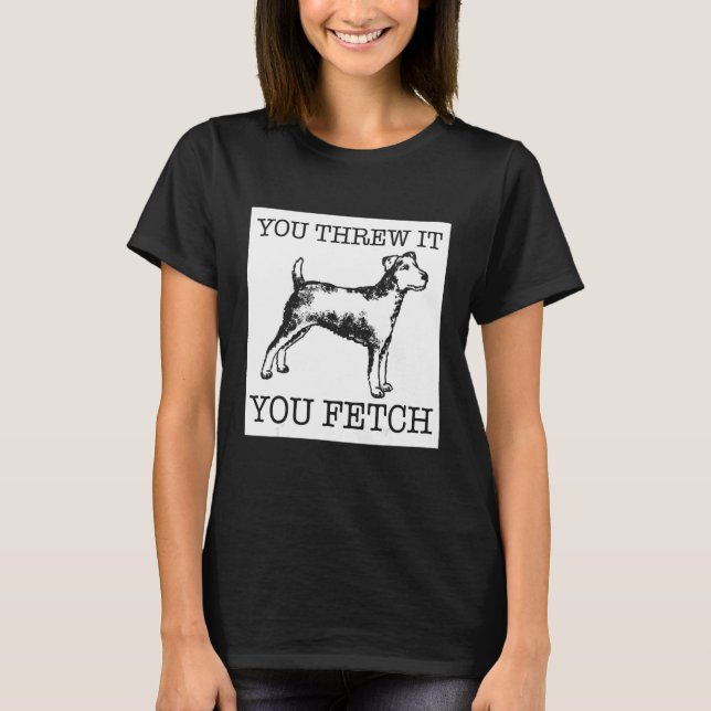Jagdterrier funny dog lover gift T-Shirt (Front)