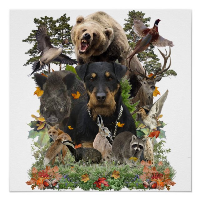 Jagdterrier, German Hunting Terrier Poster (Front)