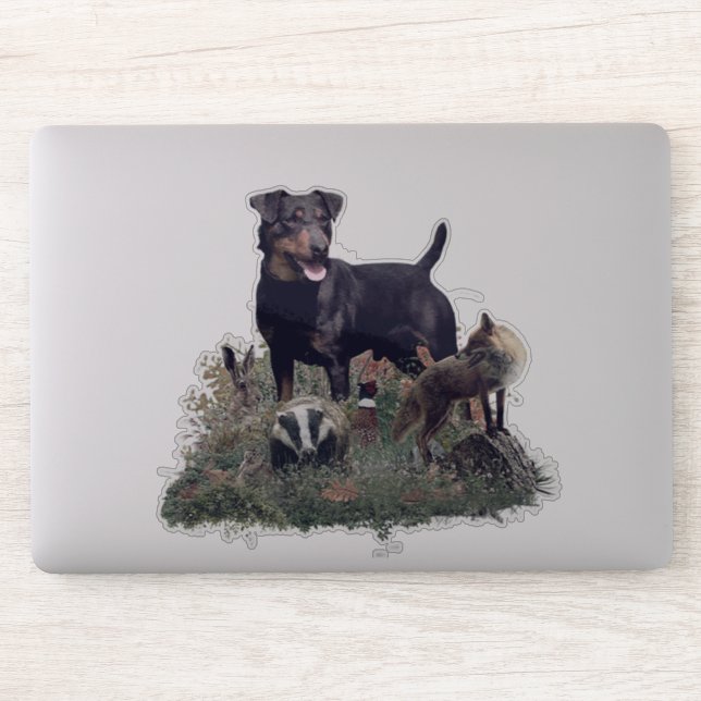 Jagdterrier, German Hunting Terrier Sticker (Computer)