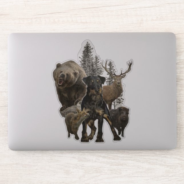 Jagdterrier, German Hunting Terrier Sticker (Computer)