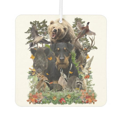 Jagdterrier German Hunting Terrier Tapestry Poste Air Freshener