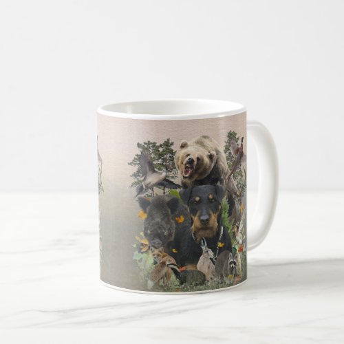 Jagdterrier German Hunting Terrier Tapestry Poste Coffee Mug