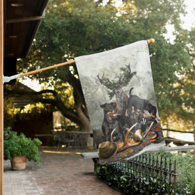 Jagdterrier House Flag (In SItu)