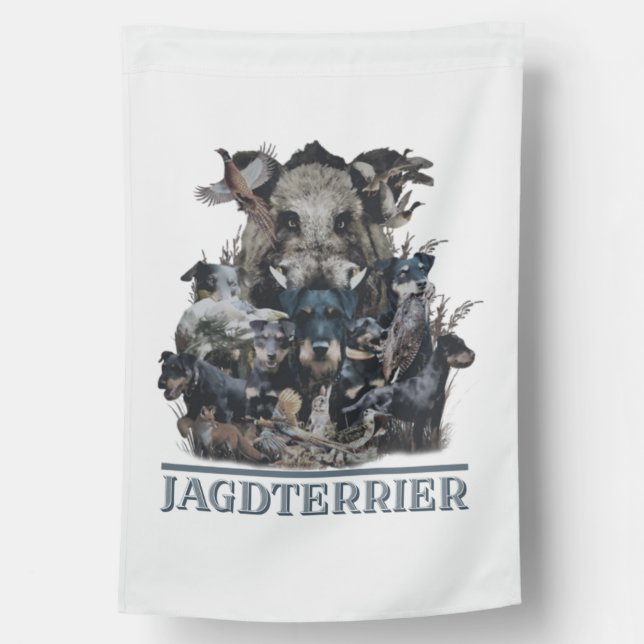 Jagdterrier  house flag (Back)