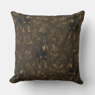 Jagdterrier- Hunting dog Throw Pillow