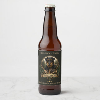 Jagdterrier ,  Hunting Logo Beer Bottle Label