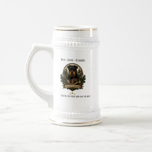 Jagdterrier, Hunting Logo Beer Stein