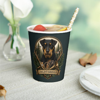 Jagdterrier ,  Hunting Logo Paper Cups