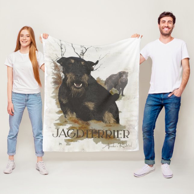 Jagdterrier T-Shirt Coffee Mug Ceramic Ornament Be Fleece Blanket (In Situ)