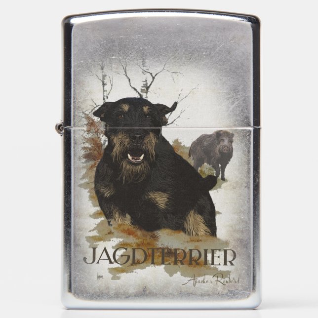 Jagdterrier T-Shirt Coffee Mug Ceramic Ornament Be Zippo Lighter (Front)