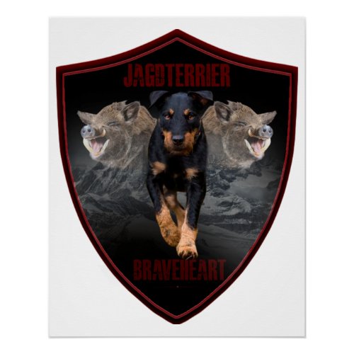 Jagdterrier Tapestry Poster