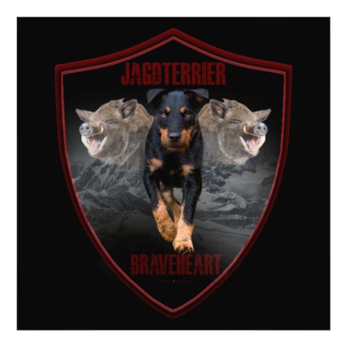 Jagdterrier Tapestry Poster Acrylic Print