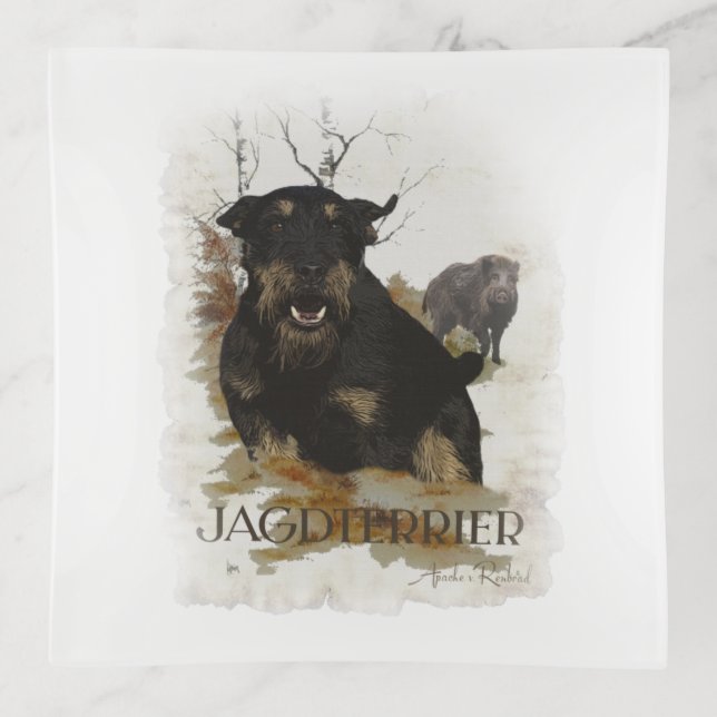 Jagdterrier  Trinket Tray (Front)