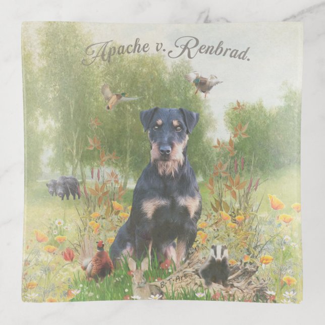 Jagdterrier  Trinket Tray (Front)