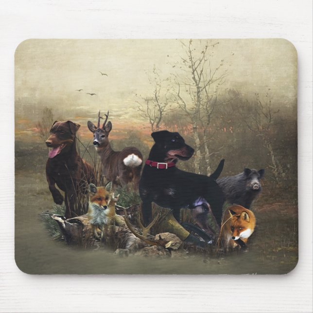 Jagdterrier -  versatile hunting dog    mouse pad (Front)