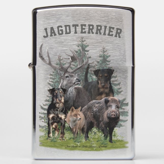Jagdterrier  zippo lighter (Front)