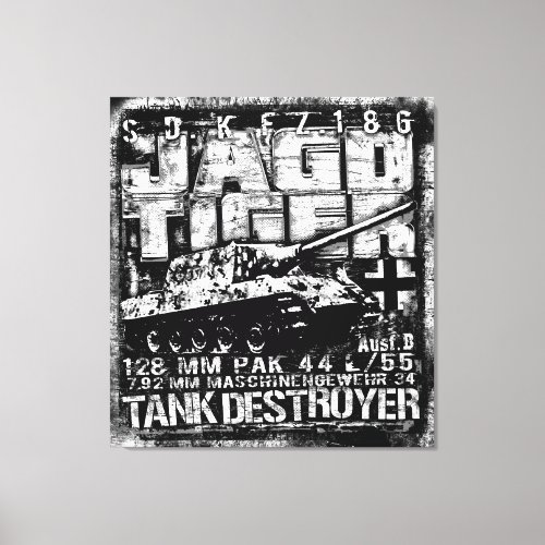 JAGDTIGER CANVAS PRINT