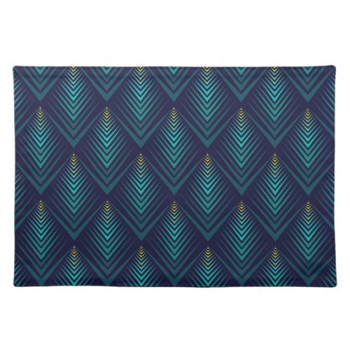 Jagged Edge Dynamic Pattern Play Cloth Placemat