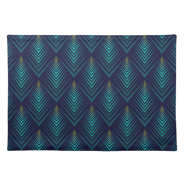 Jagged Edge: Dynamic Pattern Play Cloth Placemat (Front)