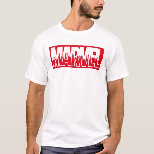 Jagged Marvel Logo T_Shirt