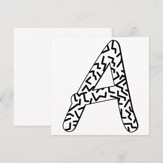Jagged Pattern A (Front/Back)