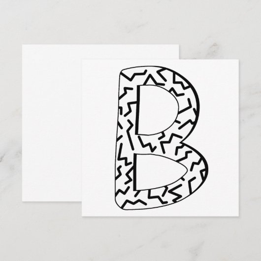 Jagged Pattern B (Front/Back)