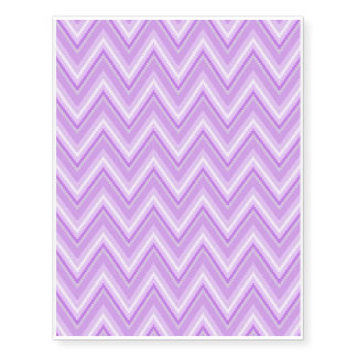 Jagged Purple Chevron Temporary Tattoos