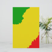 Jagged Rasta Stripes (Standing Front)