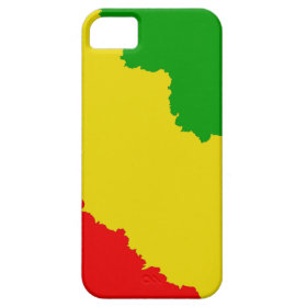 Jagged Rasta Stripes iPhone SE/5/5s Case