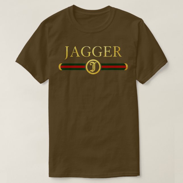 Jagger Name Personalized Royal Luxury Gift Men Wom T-Shirt (Design Front)