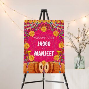 Jaggo Welcome sign as Punjabi Jago welcome sign