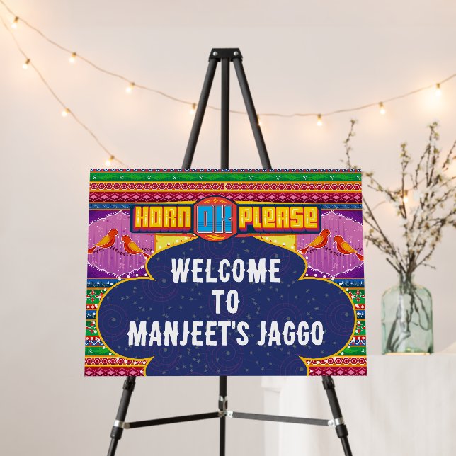 Jaggo Welcome Signs & Indian Jaggo signs (In Situ (Stand))