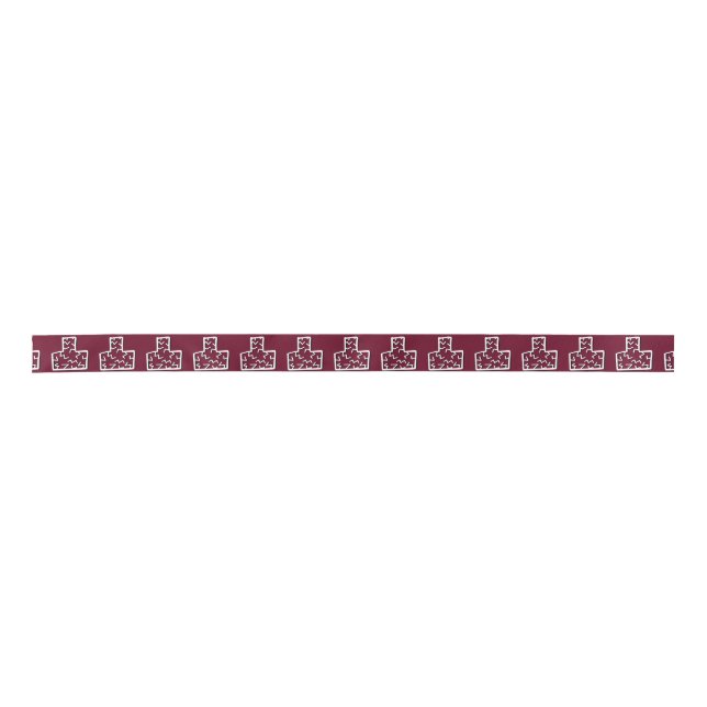Jaggy 凸 satin ribbon (Front)
