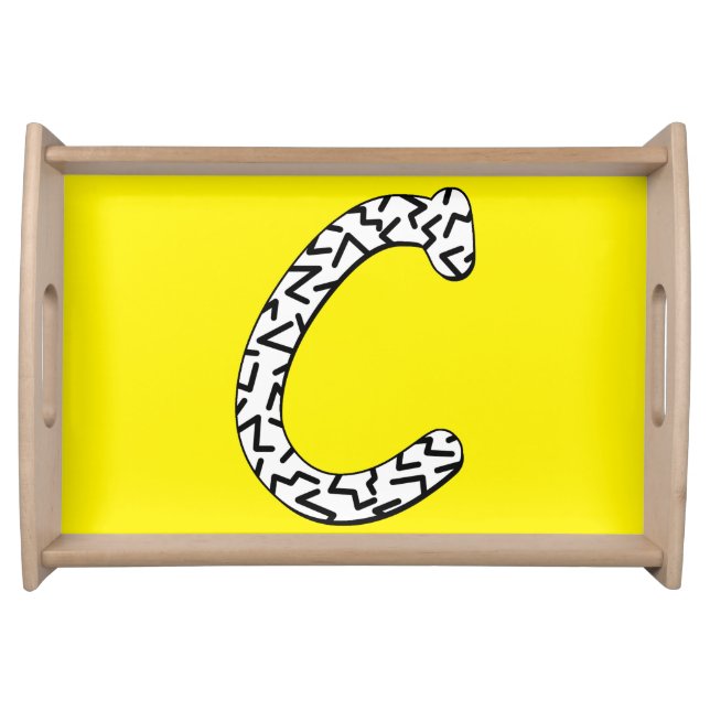 Jaggy C Serving Tray (Front)